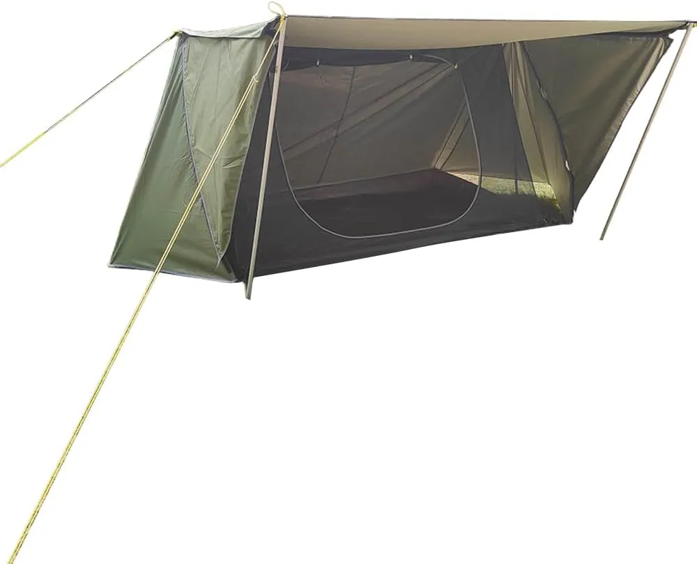 Waterproof Backpacking Tent Set Windproof 1/2 Person Tent Double Layer Camping Tents
