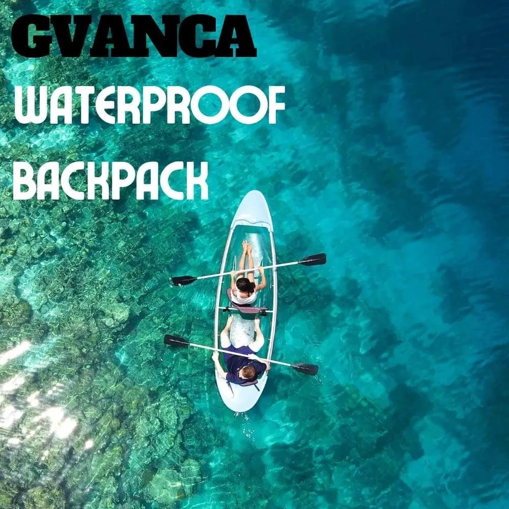 Waterproof Dry Bag Backpack for Kayaking, Roll Top Kayak Dry Backpack, Floating Outdoor Dry Sack Boating Sailing Canoeing Rafting Fishing Camping 85L Grey
