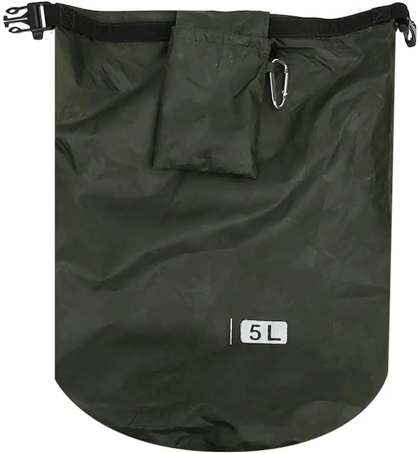 Waterproof Dry Bag, Dry Bag Sack Lightweight Outdoor Dry Bags Floating and Lightweight Dry Bags PVC Foldable Barrel Dry Bag Storage Carrying Bags Camping Hiking Beach (5L)
