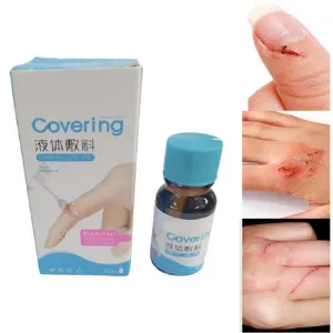 Waterproof Liquid Band Aid -  Invisible Skin Repair Gel for Heels, Feet, Toes, Scrapes and Blisters