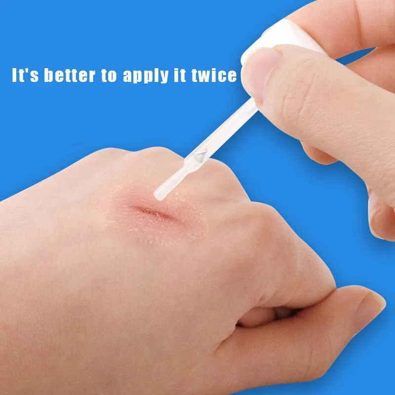 Waterproof Liquid Band Aid -  Invisible Skin Repair Gel for Heels, Feet, Toes, Scrapes and Blisters