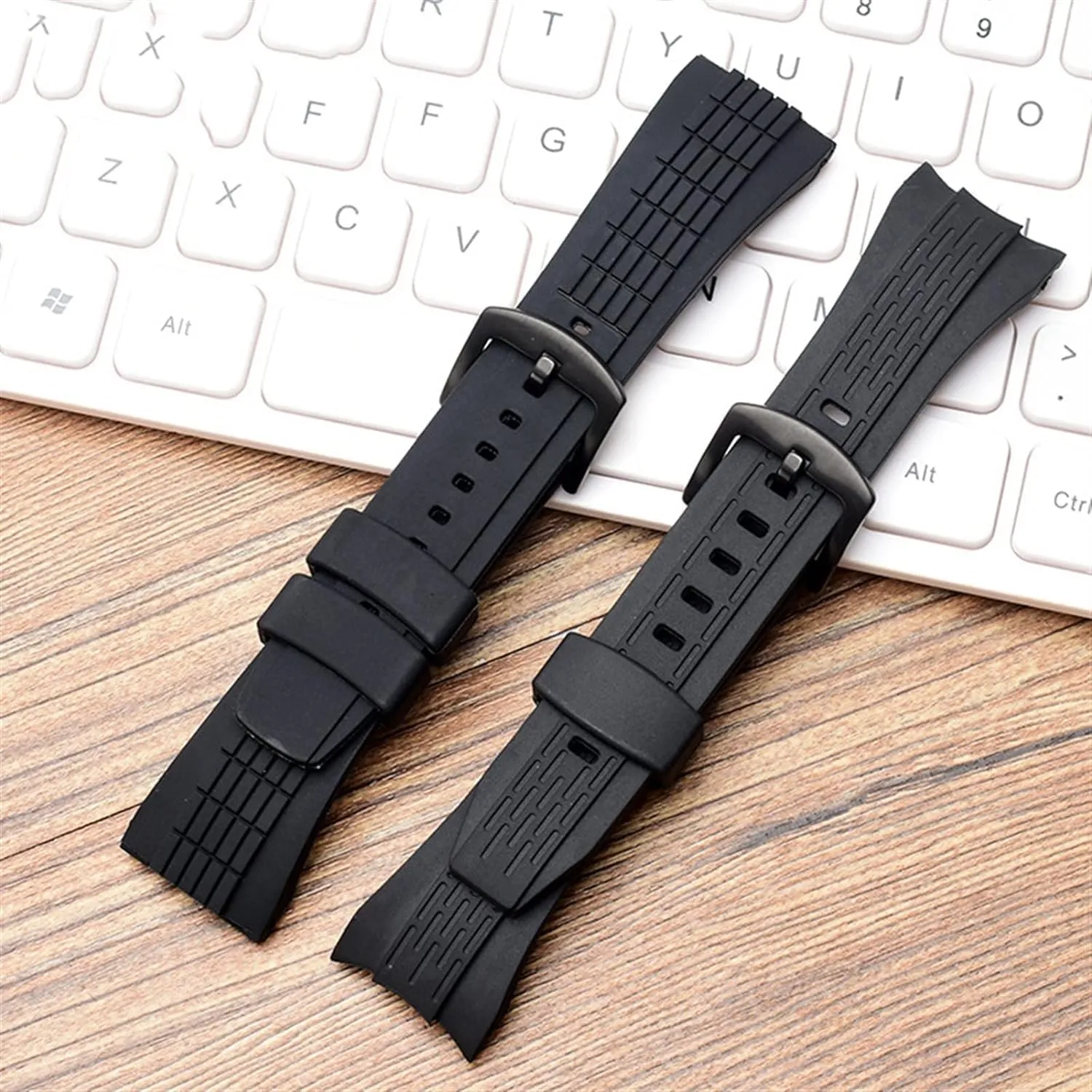 Waterproof Rubber Watch Strap for Seiko SRH 006 013 SPC007 Silicone watchband with Stainless Steel Buckle