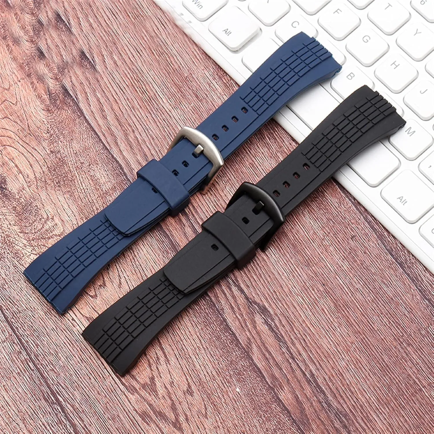 Waterproof Rubber Watch Strap for Seiko SRH 006 013 SPC007 Silicone watchband with Stainless Steel Buckle