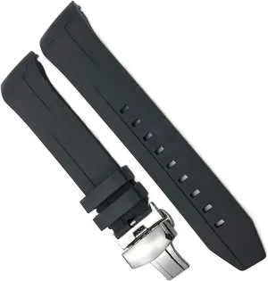Waterproof Rubber Watchband For Tissot T120417 Sea Star 1000 Series Diving Watch Strap 22mm 21mm