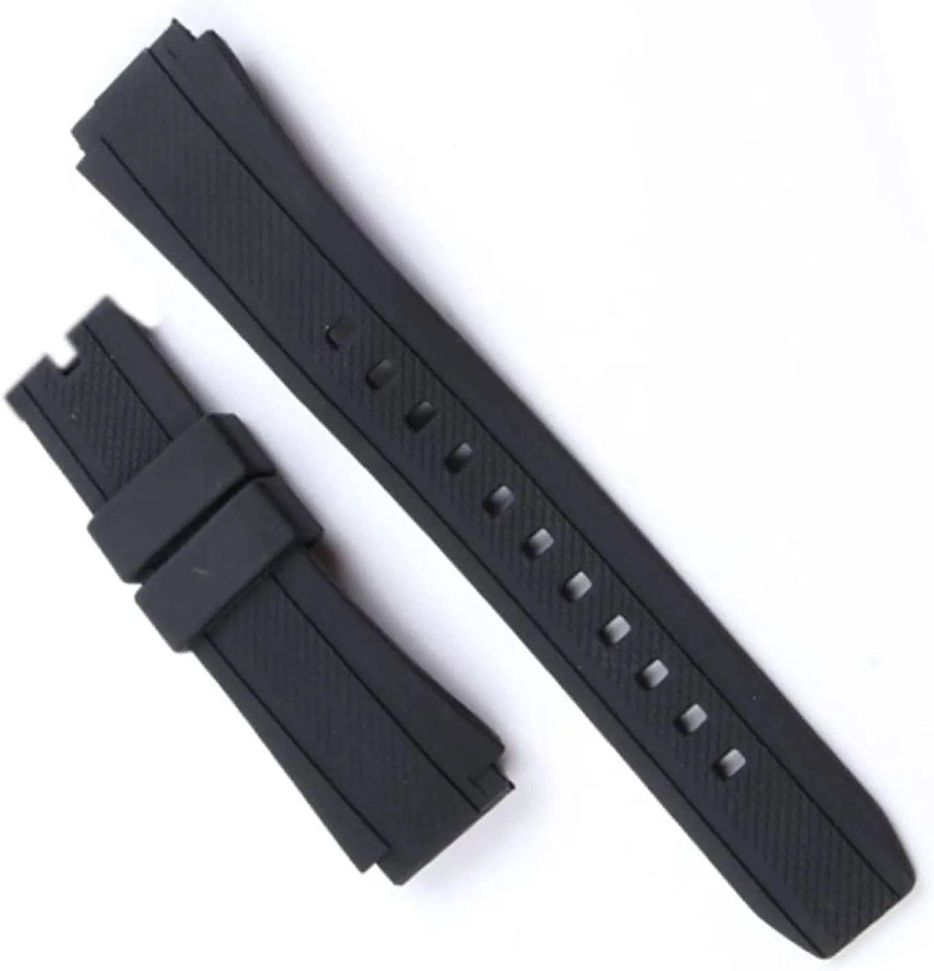 Waterproof Silicone Bracelets watch Strap For men Edifice Series EF-552 Man Rubber Watchbands with Durable Stainless Pin Buckle