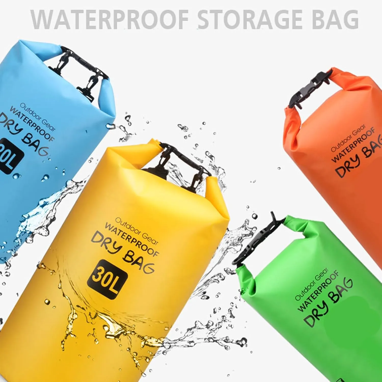 Waterproofs Dry Bag Floating Water Sacks Portable Folding Beach Storage Pack Swimming Bags Floating Dry Gear Bags