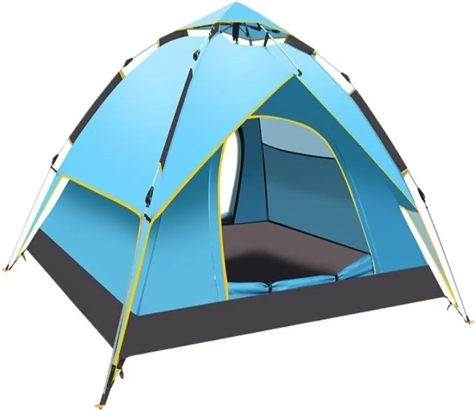 Weatherproof Tents Fully Automatic Tent Outdoor Thickened Rainproof Double-Layer Tent Camping Sunproof and Stormproof Tent Camping and Hiking Tents
