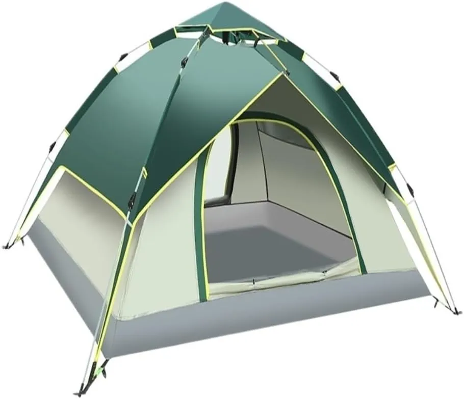 Weatherproof Tents Fully Automatic Tent Outdoor Thickened Rainproof Double-Layer Tent Camping Sunproof and Stormproof Tent Camping and Hiking Tents