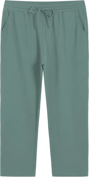 Weintee Women's Plus Size Petite Drawstring Knit Pants with Pockets