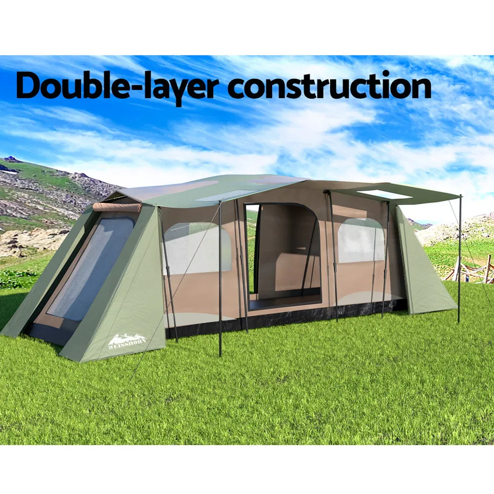 Weisshorn Instant Up Camping Tent 10 Person Outdoor Family Hiking Tents 3 Rooms-REMOTE