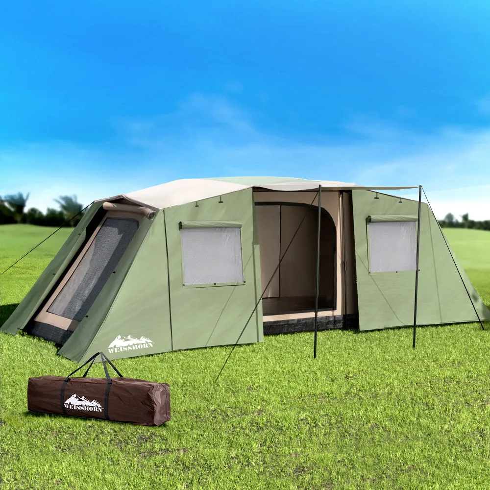 Weisshorn Instant Up Camping Tent 10 Person Outdoor Family Hiking Tents 3 Rooms-REMOTE