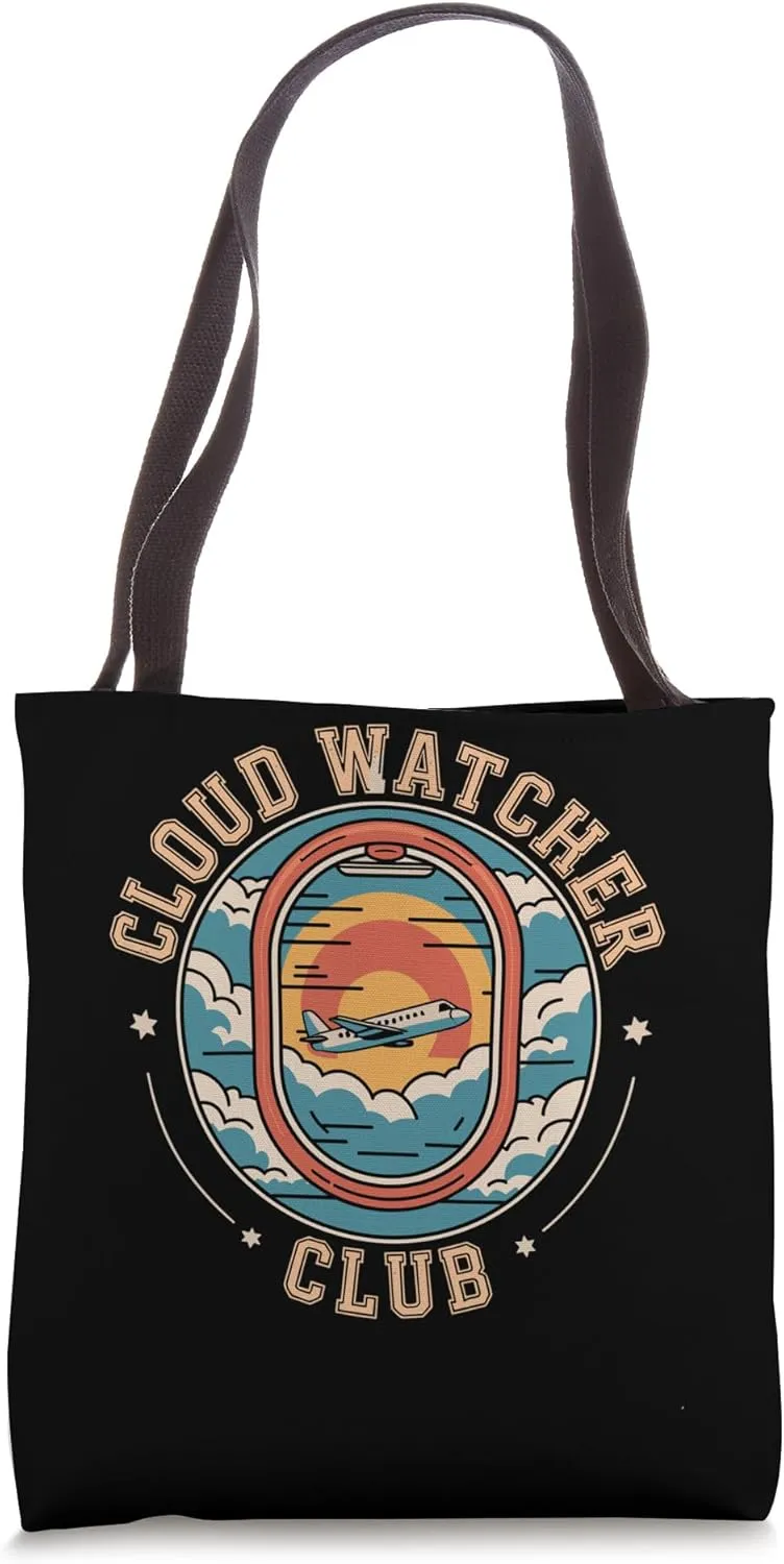 Window Seat Loyalist Airplane View Travel Sky Watcher Jet Tote Bag