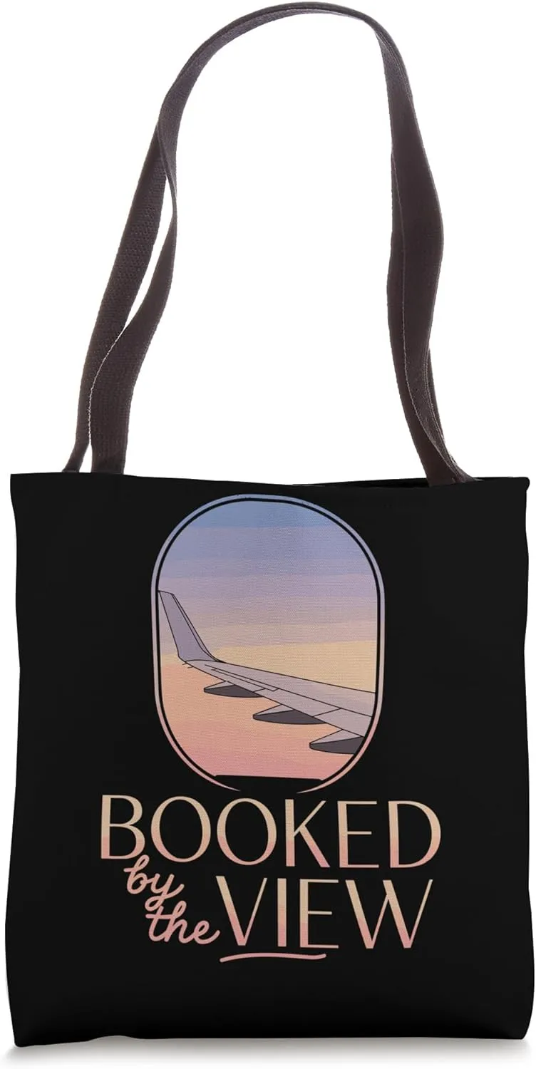 Window Seat Loyalist Airplane View Travel Sky Watcher Jet Tote Bag