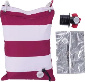Wine Tote Bag with Dispenser - Stylish Wine Purse Carrier, Shoulder Bag with Spout, Elegant Wine Cooler Tote, Hidden Spout for Easy Pouring, Ideal for Picnics, Parties, and Beach Outings