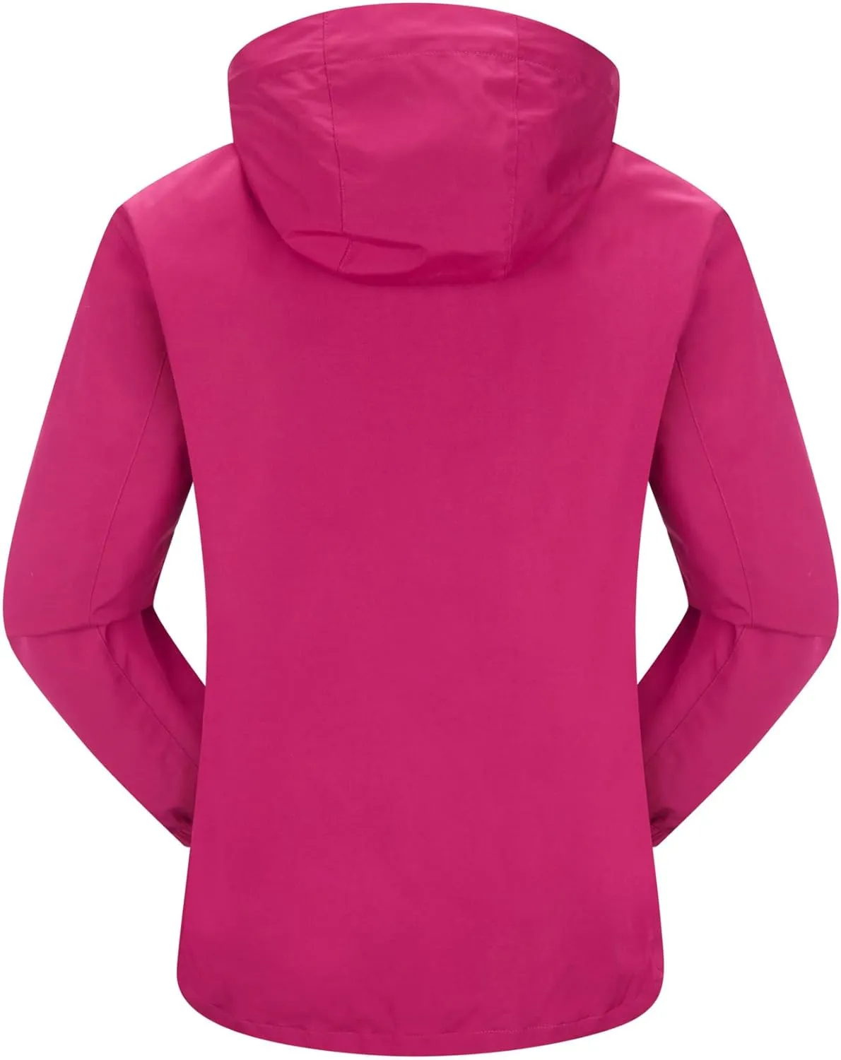 Women Winter Coat Double Warm Jacket Women's 3-in-1 Waterproof Jacket Hooded Rainproof Jacket Ski Jacket
