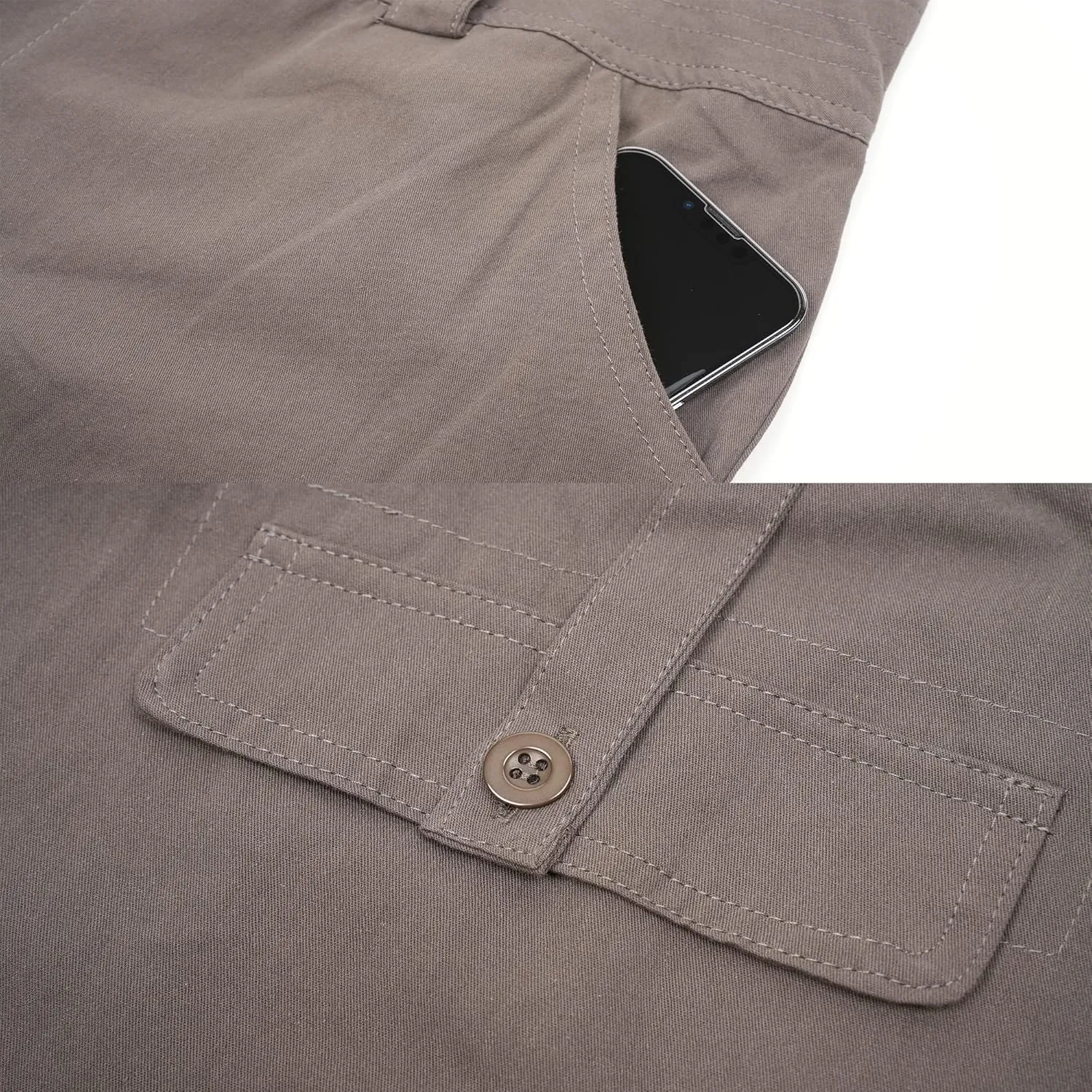 Women's Tactical Active Loose Multi-Pockets Cargo Pants Casual Combat Military Trouser