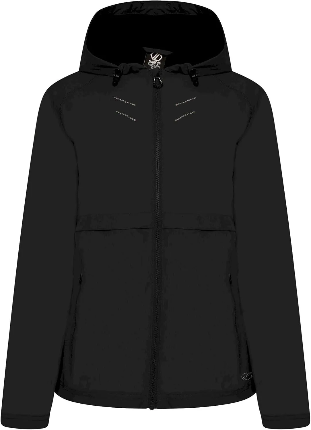 Womens/Ladies Crystallize Waterproof Jacket (8 US) (Black)