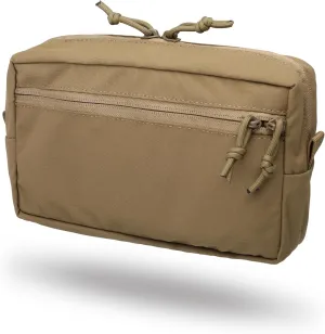 WYNEX Tactical Molle GP Admin Pouch, Molle General Purpose Pouch EDC Molle Utility Tool Pouch Organizer Military Multi Purpose Bag Modular Pouches Cummerbund Belt Pouch with Hook and Loop Insert Panel
