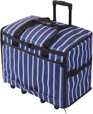XL Sewing Machine Trolley Bag Navy Stripe 63 x 43 x 30cm | Birch 006107