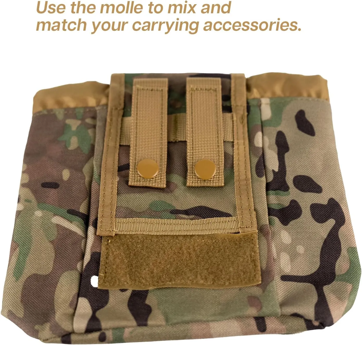 Xndsevo - Dump Pouch Tactical Belt Molle Mag Pouches, Roll Up Foldable Recovery Utility Magazine Tool Waist Storage Bag