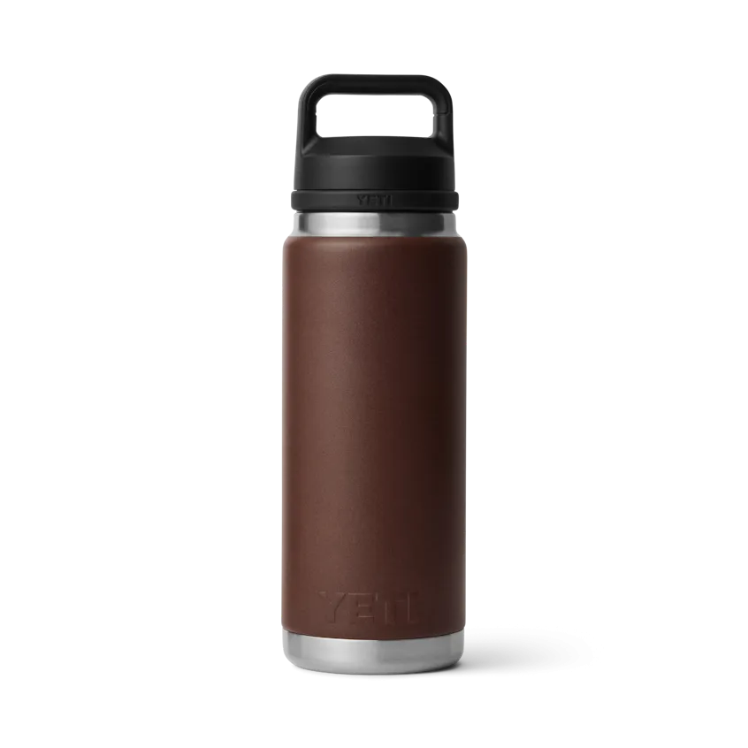 Yeti Rambler 26 oz Bottle Chug-Wetlands Brown