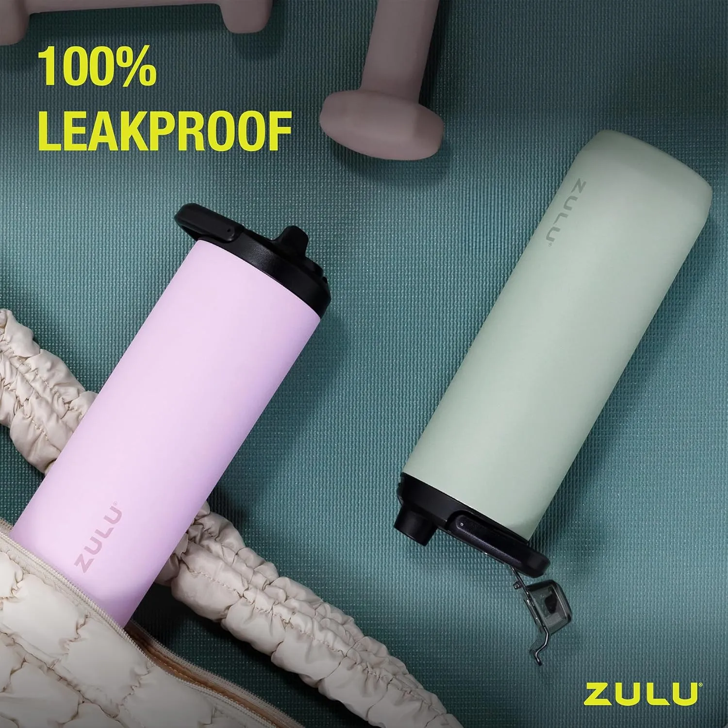 ZULU Base 18oz Kids Stainless Steel Water Bottle with 3 Lids- Straw, Chug, Twist | Double Walled and Vacuum Insulated Metal Thermos | Fits Car Cupholder, Built in Carry Loop, Dishwasher Safe, Navy