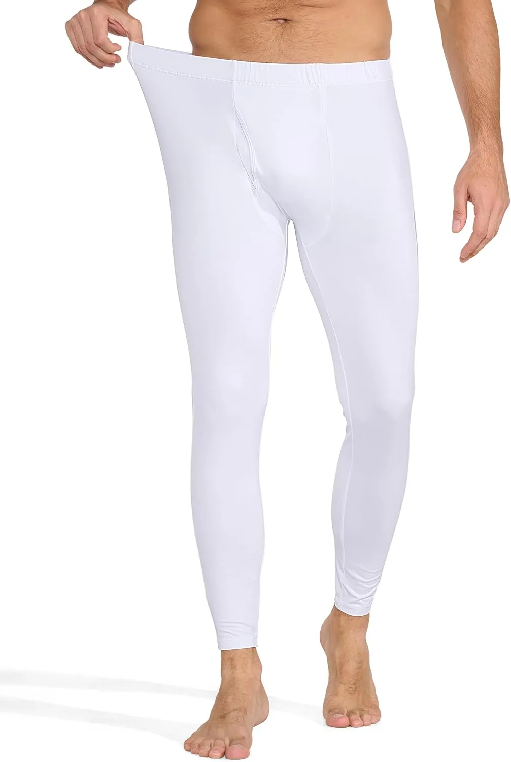 ZUTY 3 Pack Men's Thermal Underwear Bottom Fleece Lined Pant Long Johns Leggings for Men Base Layer for Cold Weather