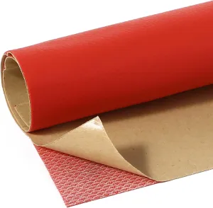 ZXAY Handbags, Jackets,First Aid Patch，Self Adhesive PU Leather Repair Tape, First Aid Patch for Sofa, Car Seat, Furniture, Jacket,Red,100x138cm/39.3x54.3in
